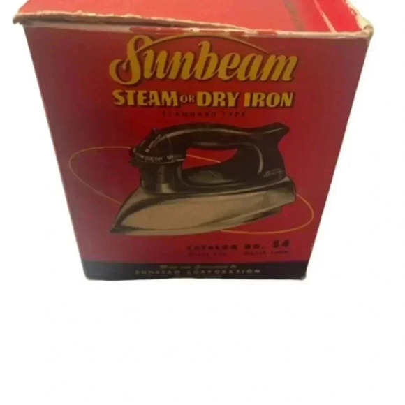 Vintage Collectible Sunbeam Empty Box Steam or Dry Iron S4 BOX ONLY - Picture 2 of 6